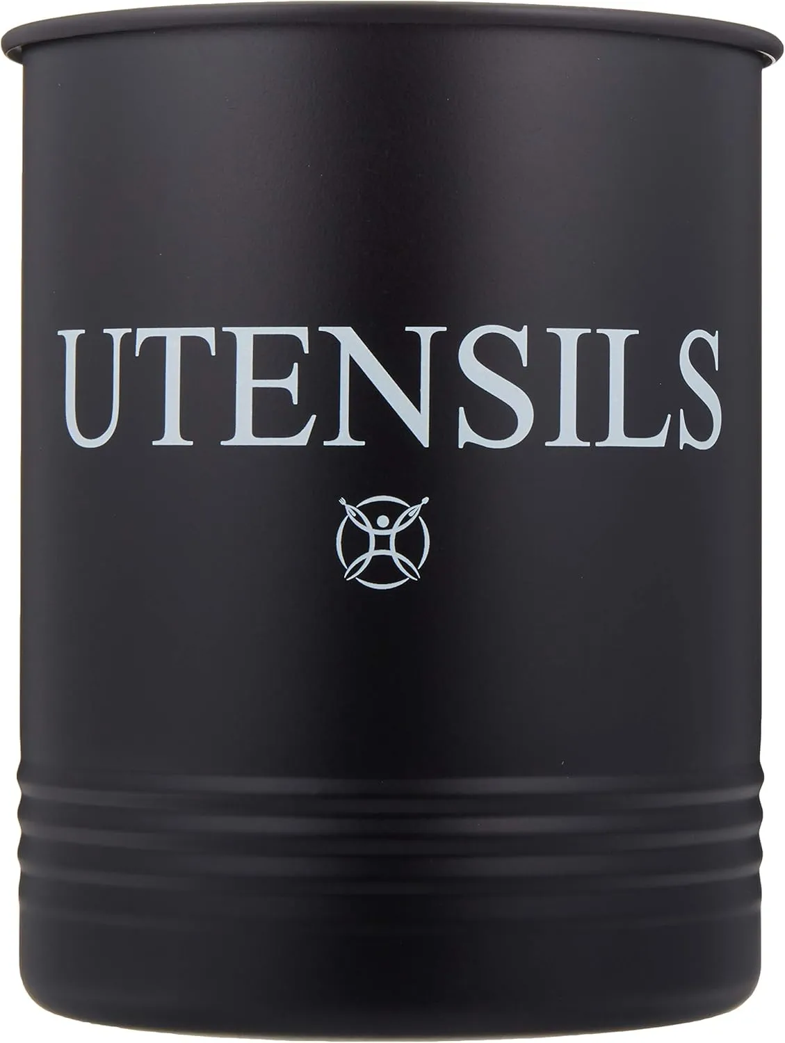 Utensil Holder Large Crocks Kitchen (black)