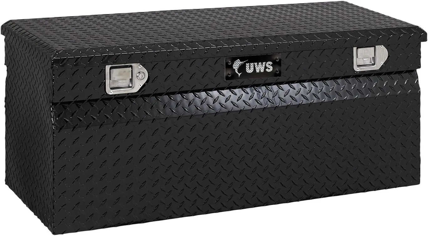 UWS TBC-48-BLK Black Chest Box with Beveled Insulated Lid