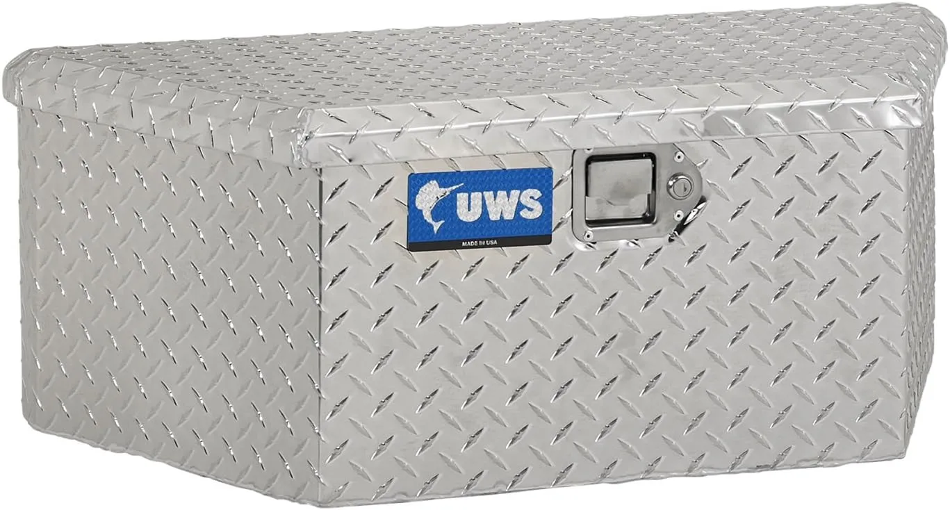UWS TBV-34-LP 34" Low Profile Trailer Box with Beveled Insulated Lid