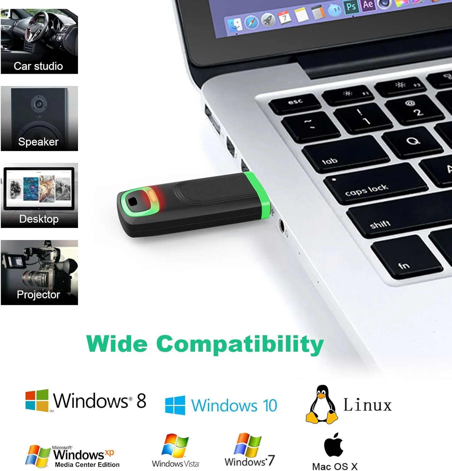 Vansuny 128GB USB 3.2 Flash Drive - 350MB/s, Super Speed Solid State USB Drive USB3.2 Gen 2 Thumb Drive USB Memory Stick Thumb Drive Jump Drive Pendrive