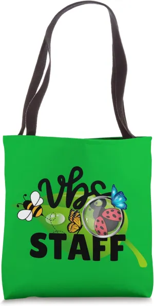VBS Staff Magnified Bug Smallest Insects Adventure VBS Squad Tote Bag