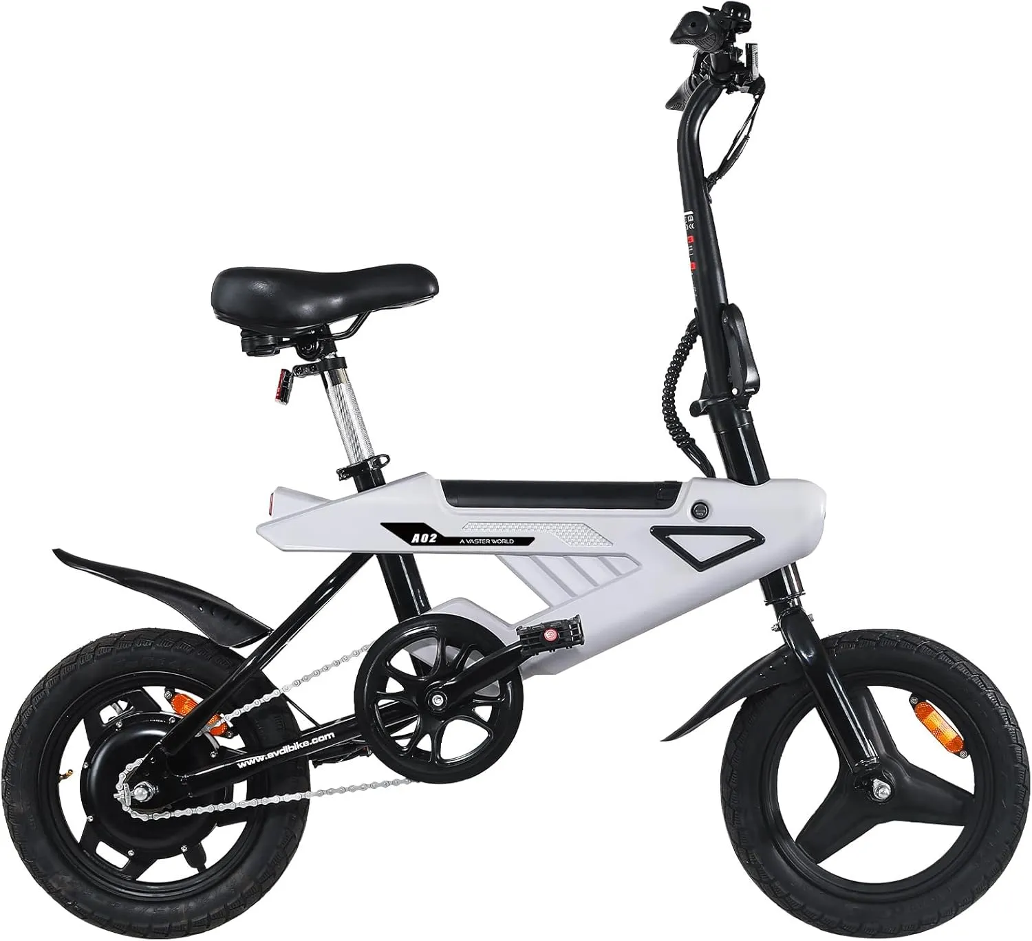 VDL Electric Bike for Adults 500W Peak Motor, 14'' Electric Bike, 20 mph Folding Ebike with Removable Fast-Charging Battery, Mini EBikes for Adults and Teens