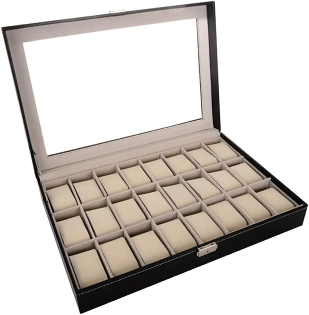 Vintage Watch Box Plain Interior Watch Box Mechanical Watch Box Watch Storage Box