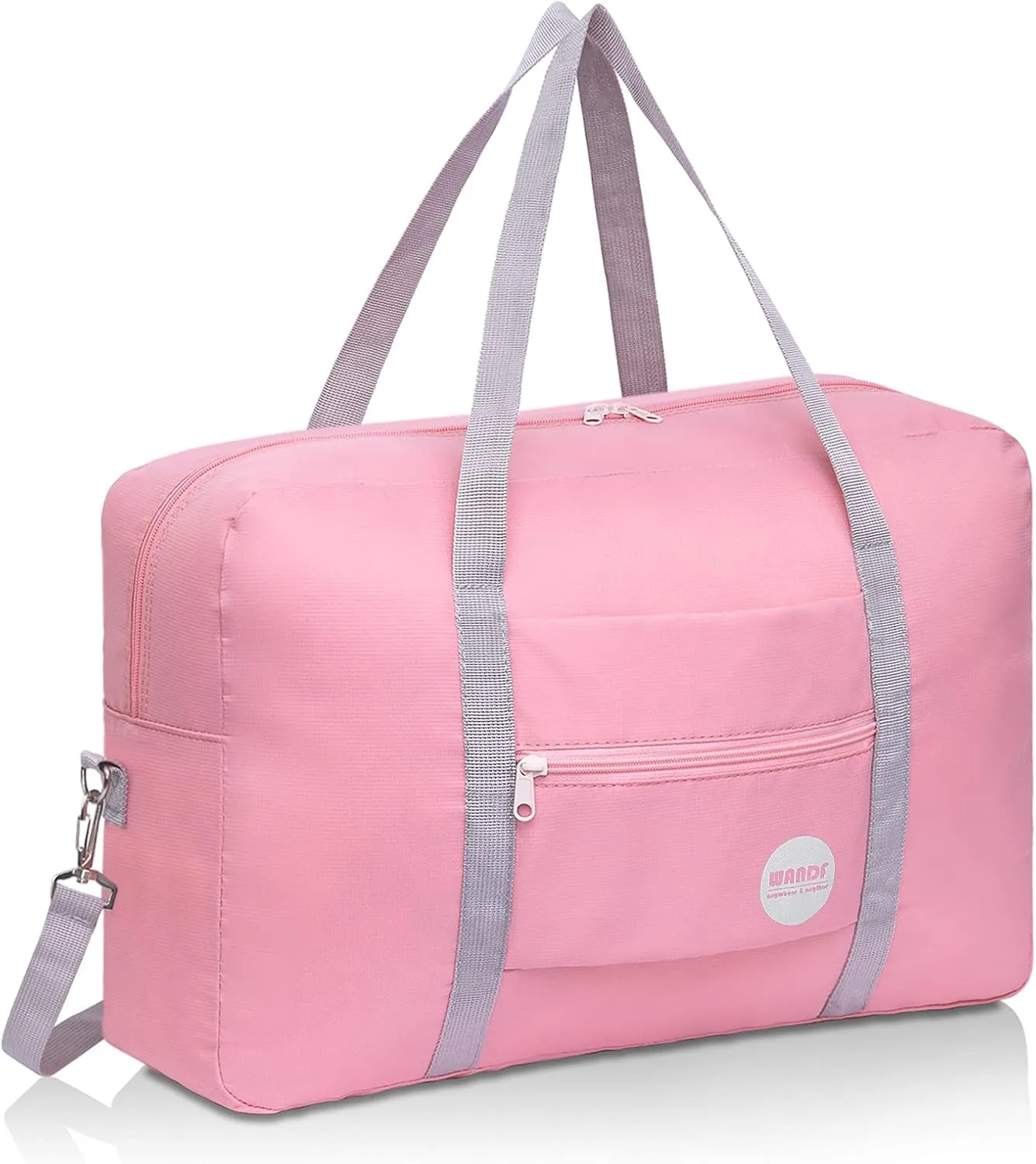 WANDF For Spirit Airlines Personal Item Bag 18x14x8 Travel Duffel Bag Underseat Foldable Carry-on Luggage for Women