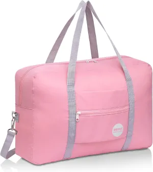 WANDF For Spirit Airlines Personal Item Bag 18x14x8 Travel Duffel Bag Underseat Foldable Carry-on Luggage for Women