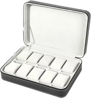 Watch Box Organizer 10 Grid Multifunctional Watch Collectibles Large Capacity Watch Organizers Watch Display Trays Watch Storage watch case