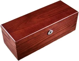Watch Box Solid Wood Watch Storage Box Display Box with Lock Watches Box