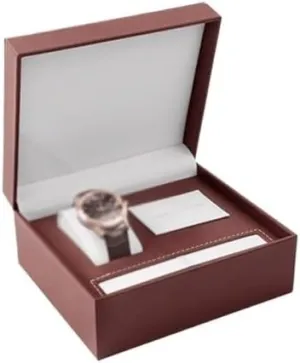 Watch Box Wood Grain Watch Box Casual Jewelry Box Jewelry Gift Box Watch Box Storage Clock Box (A)