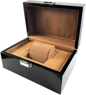 Watch Case Watch Roll Single Wooden Watch Box Watch Storage Box Gift Box Display Cabinet Mechanical Watch Case Watch Box Watch Winder