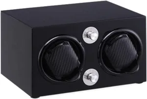 Watch Winder, 2 Automatic Winding Watch Winder, Wooden Mechanical Watch Winder, AntiMagnetic HighEnd Watch Display Box Box