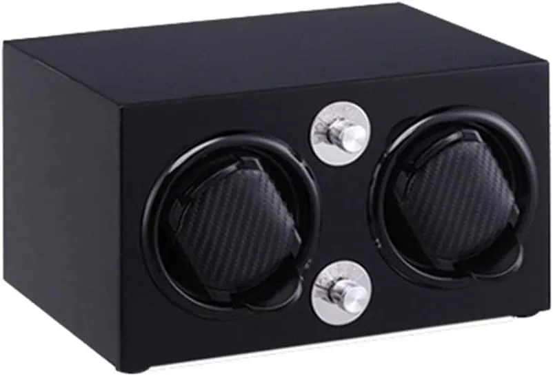 Watch Winder, 2 Automatic Winding Watch Winder, Wooden Mechanical Watch Winder, AntiMagnetic HighEnd Watch Display Box Box