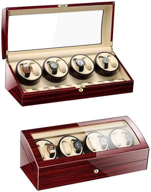 Watch Winder Watch Winders, Watch Winder Box For Men 8 9 Leather Storages,Automatic Wood Watch Winder Display Box,Women's Jewelry Box/Watch Box It's so kind of you Watch Winder