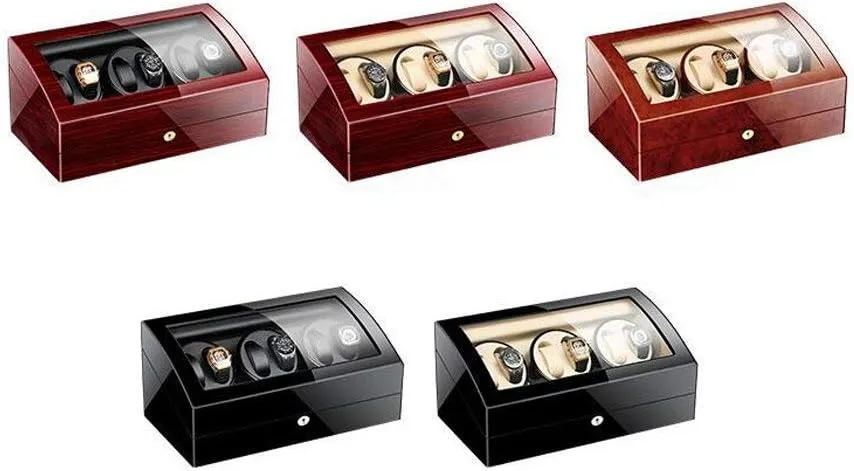 Watch Winders, Automatic Wood Watch Winder Display Box 6 7 Storages,Watch Winder Box for Men,Women's Jewelry Box/Watch Box Watch Winder (A A)