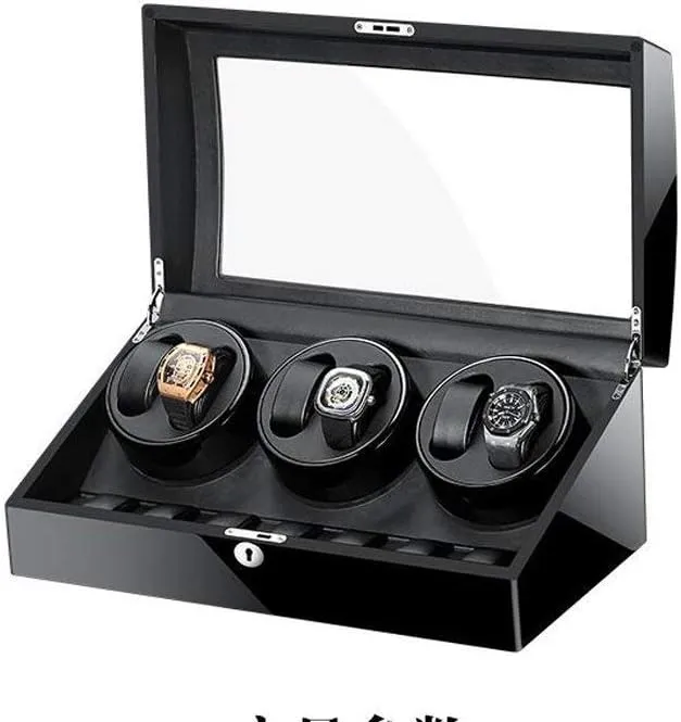 Watch Winders, Automatic Wood Watch Winder Display Box 6 7 Storages,Watch Winder Box for Men,Women's Jewelry Box/Watch Box Watch Winder (A A)