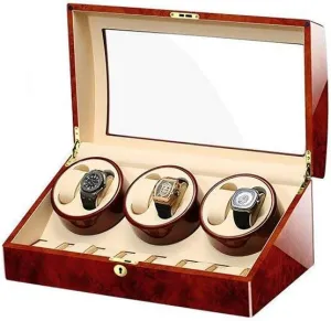 Watch Winders, Automatic Wood Watch Winder Display Box 6 7 Storages,Watch Winder Box for Men,Women's Jewelry Box/Watch Box Watch Winder (C A)