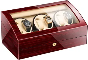 Watch Winders, Automatic Wood Watch Winder Display Box 6 7 Storages,Watch Winder Box for Men,Women's Jewelry Box/Watch Box Watch Winder Display Watch Box Watch Storage