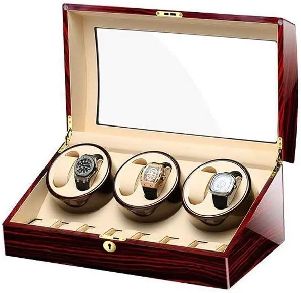 Watch Winders, Automatic Wood Watch Winder Display Box 6 7 Storages,Watch Winder Box for Men,Women's Jewelry Box/Watch Box Watch Winder Display Watch Box Watch Storage