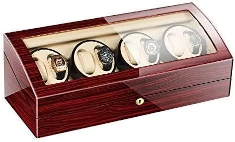Watch Winders, Watch Winder Box For Men 8 9 Leather Storages,Automatic Wood Watch Winder Display Box,Women's Jewelry Box/Watch Box