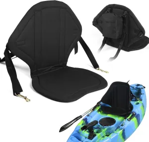 Water Repellent Children Kayak Seat with Back Port Kids High Back Canoe Seat Boats Cushioned Seat Pad for Watersports