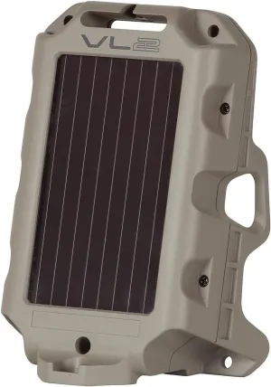 WILDGAME INNOVATIONS Moonshine Feeder Light | Weather-Resistant Motion-Activated Green Light with Integrated Solar Panel for Hog & Predator Hunting