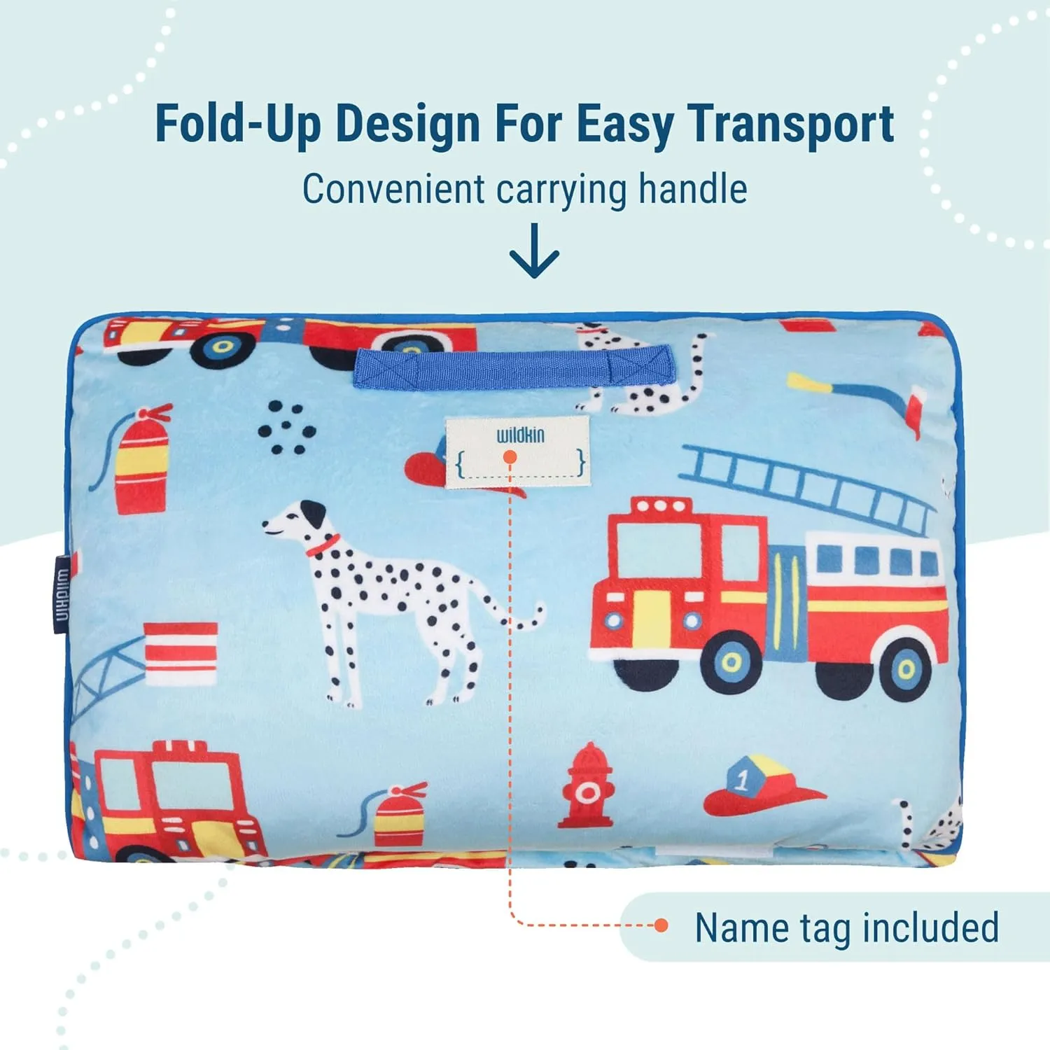 Wildkin Kids Plush Nap Mat – Soft, Cozy, Convenient for Daycare & Preschool