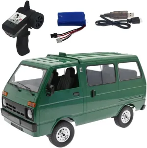 WPL D42 1/10 Mini RC Truck, 2.4G 4CH Off-Road Remote Control Drift Truck with LED Light, High Speed Simulation RC Vehicle for Adult (1 Battery)