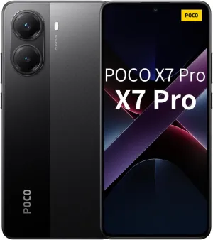 Xiaomi Poco X7 PRO 5G   4G LTE (for Tmobile Mint Tello & Global) (256GB   12GB) Ai 6.67" 50MP Gamers Phone NFC Dual sim Unlocked Model 2412DPC0AG (Black)