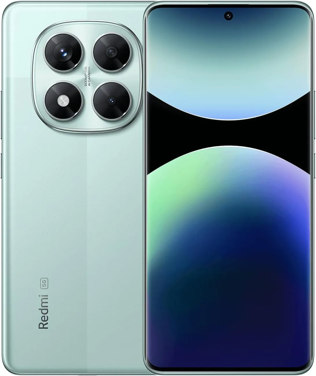 Xiaomi Redmi Note 14 Pro 5G   4G LTE (for Tmobile Mint Tello & Global) (512GB   12GB) NFC 6.67" 120Hz 200MP Pro AI Camera Model 24090RA29G Unlocked Dual Sim (Coral Green)