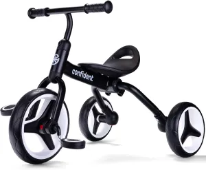 YGJT 4 in 1 Tricycle for Toddlers Age 2-5, Folding Toddler Bike Kids Trike Tricycles with Adjustable Seat and Removable Pedal, Baby Balance Bike Ride-on Toys Gift for Baby Boys Girls Birthday