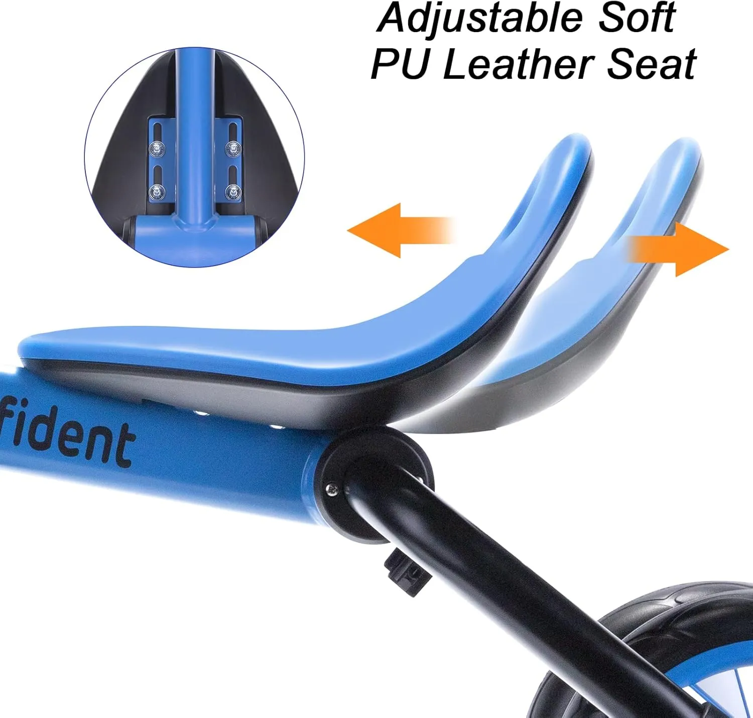 YGJT 4 in 1 Tricycle for Toddlers Age 2-5, Folding Toddler Bike Kids Trike Tricycles with Adjustable Seat and Removable Pedal, Baby Balance Bike Ride-on Toys Gift for Baby Boys Girls Birthday